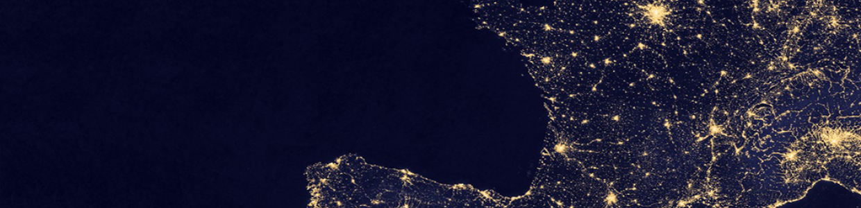 image satellite Europe France, NASA